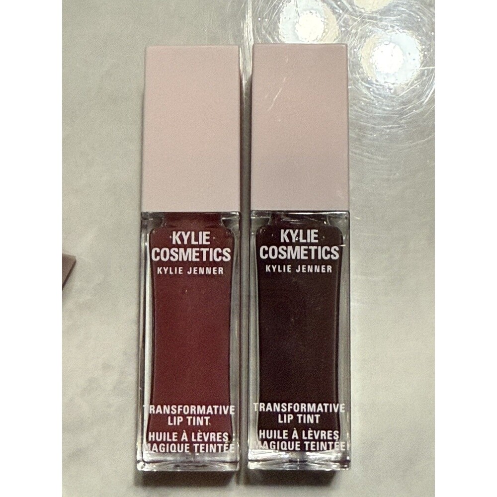 New 2 Kylie Cosmetics Transformative Lip Tint Pretty Plum And Always Rosy New